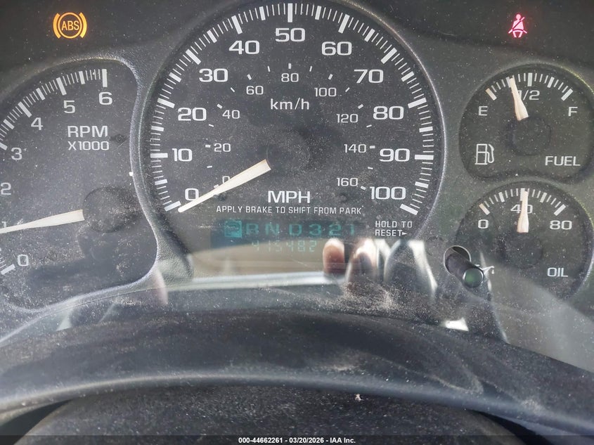 2002 Chevrolet Suburban K1500 VIN: 1GNFK16Z02J123933 Lot: 44662261