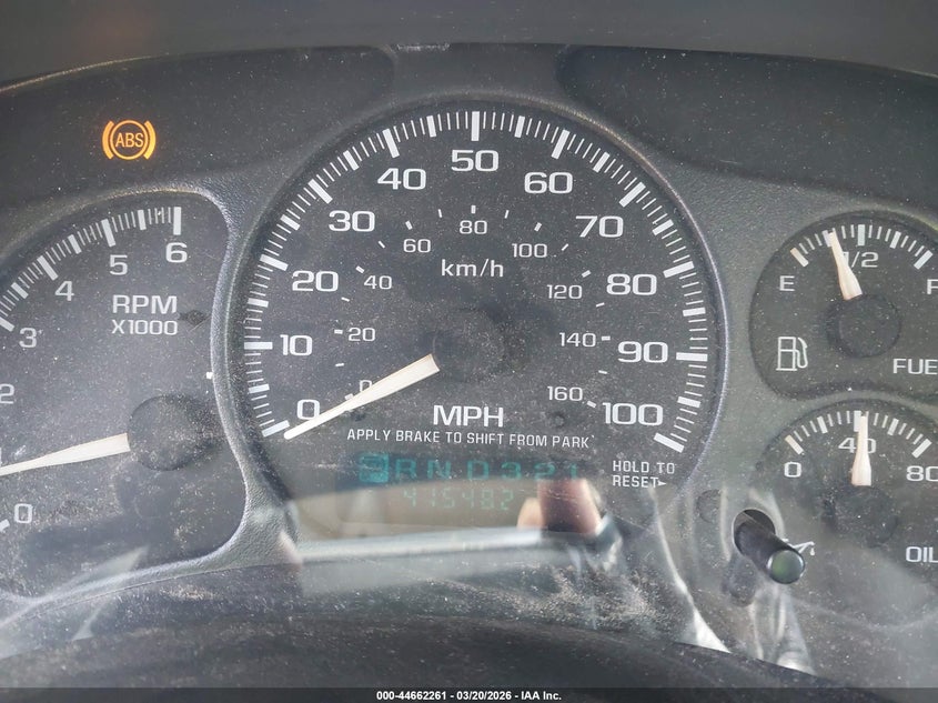 2002 Chevrolet Suburban K1500 VIN: 1GNFK16Z02J123933 Lot: 44662261