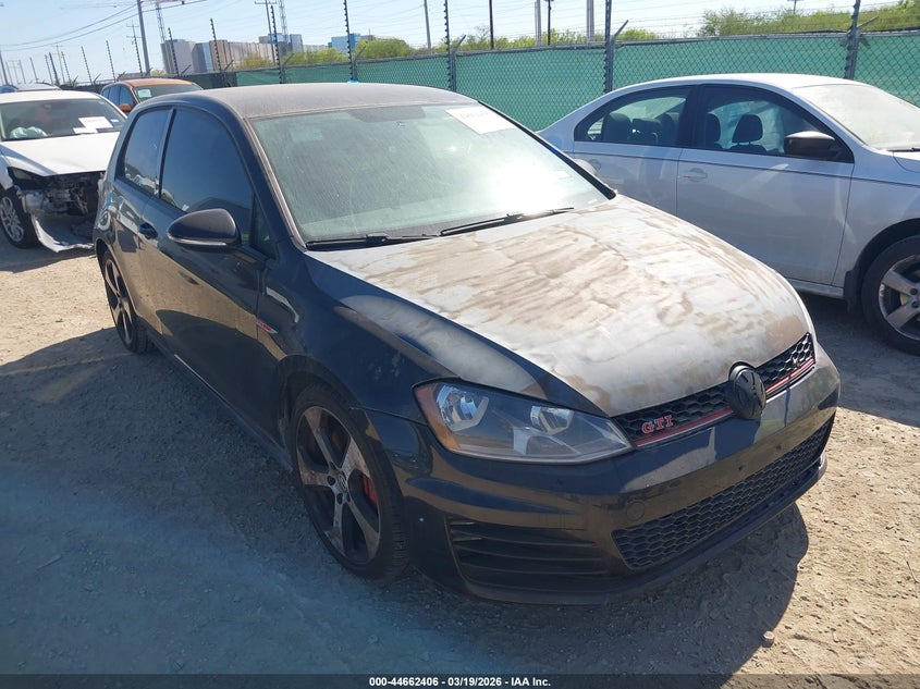 2015 Volkswagen Golf Gti 2.0T S W/Performance Package 2-Door