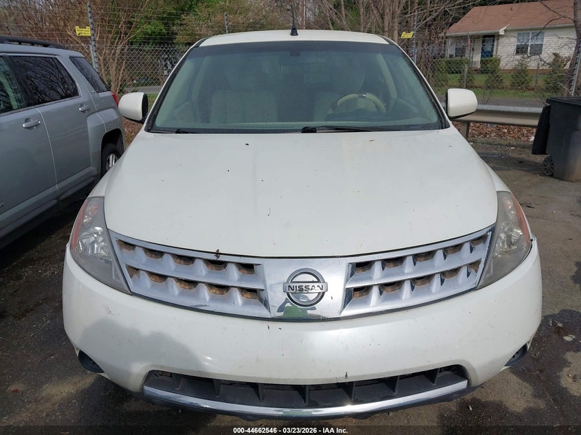 2006 Nissan Murano S/Se/Sl VIN: JN8AZ08W46W554778 Lot: 44662546