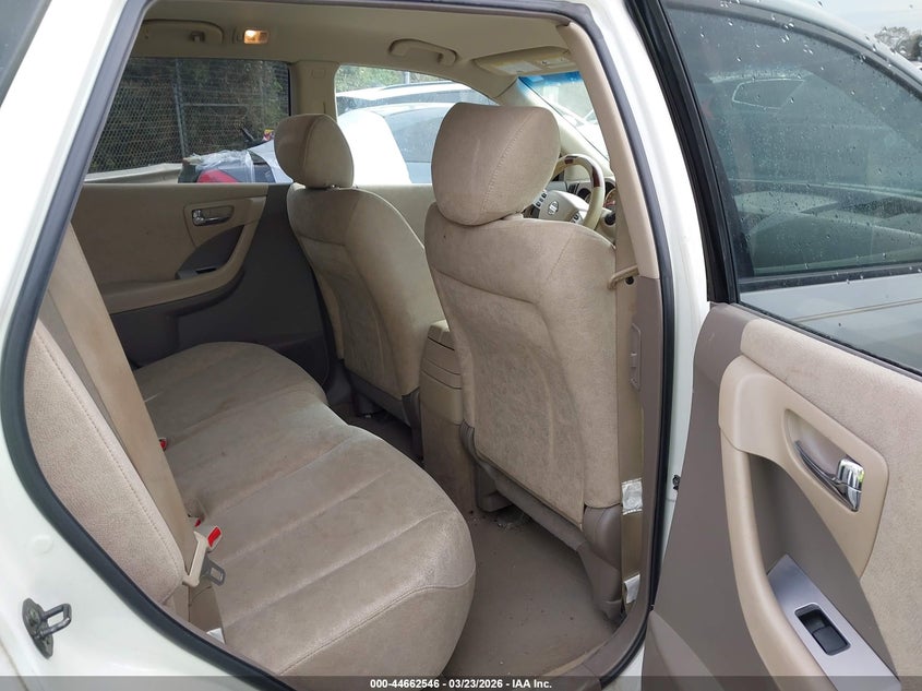 2006 Nissan Murano S/Se/Sl VIN: JN8AZ08W46W554778 Lot: 44662546