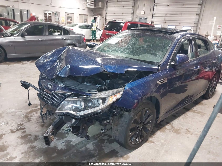 2017 Kia Optima Ex 5XXGU4L38HG144261 photo 1