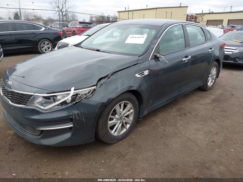 Vin: knagt4l30g5079117, lot: 45159669, kia optima lx 20162
