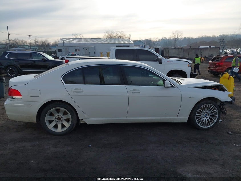2006 BMW 750Li VIN: WBAHN83576DT31702 Lot: 44662675