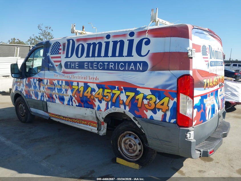 Vin: 1ftye1zm1hka75242, lot: 45159727, ford transit-150 20173