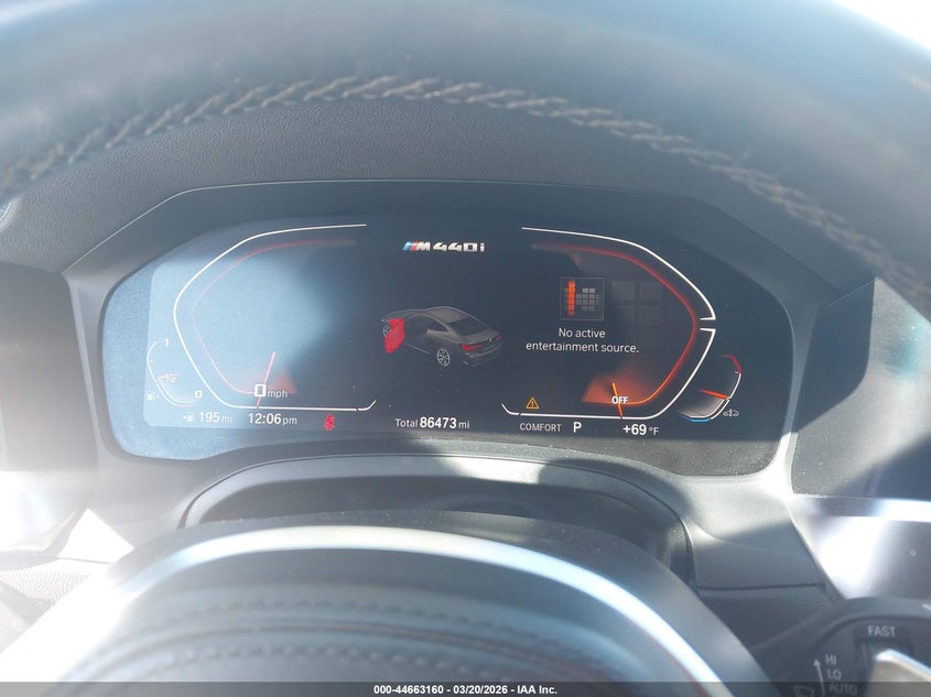 2021 BMW M440I xDrive VIN: WBA13AR08MCH13849 Lot: 44663160