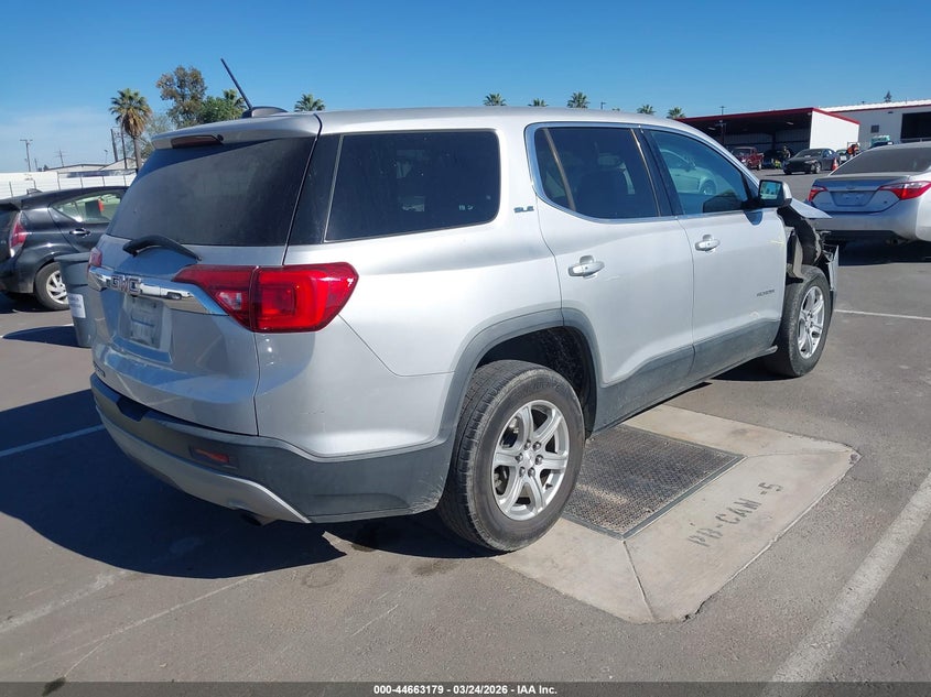 Vin: 1gkknkla2hz310284, lot: 45160219, gmc acadia sle-1 20174