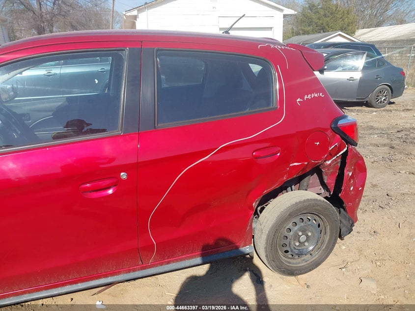 2022 Mitsubishi Mirage Es/Le VIN: ML32AUHJ5NH002896 Lot: 44663397