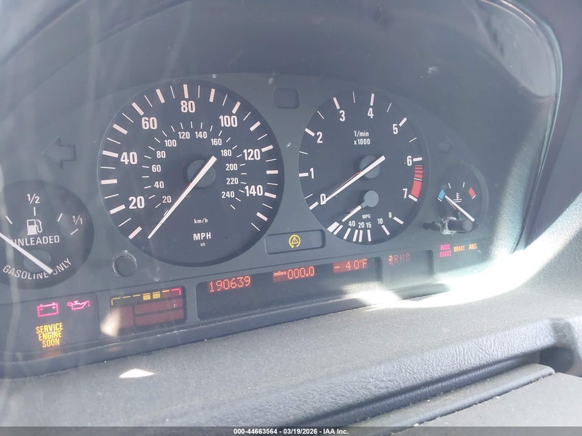 2003 BMW X5 3.0I VIN: 5UXFA53593LV86775 Lot: 44663564