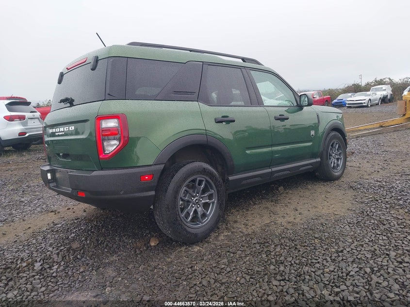 Vin: 3fmcr9b66rrf04893, lot: 45160610, ford bronco sport big bend 20244