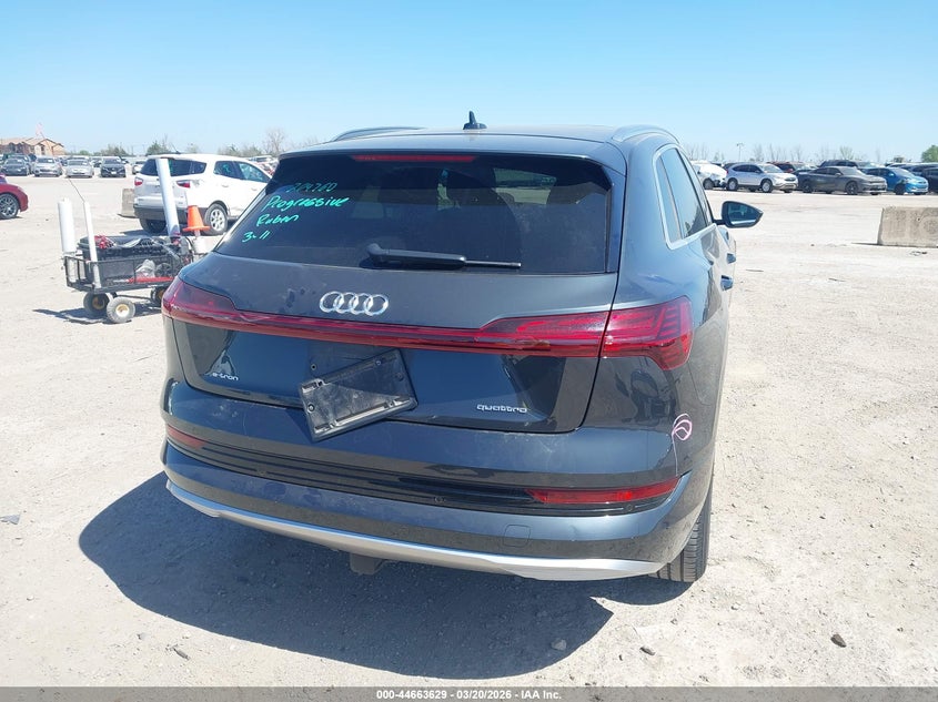 2021 Audi E-Tron Premium Plus Quattro VIN: WA1LABGE3MB011540 Lot: 44663629