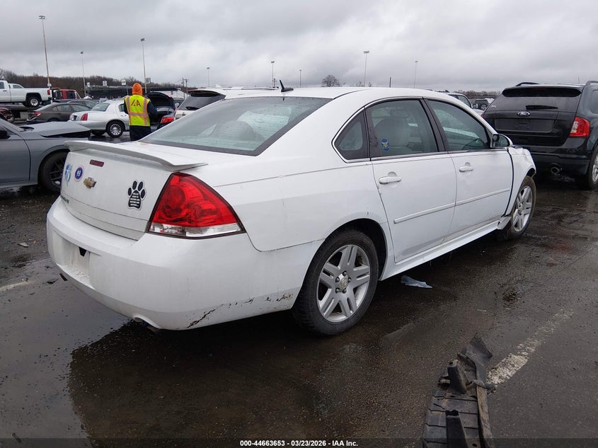 2012 Chevrolet Impala 3.6 Lt white Lot 111044663653 Vin 2G1WB5E35C1175382
