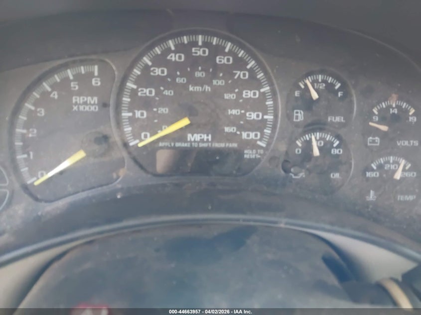 2001 Chevrolet Suburban 1500 Ls VIN: 3GNFK16T21G194594 Lot: 44663957