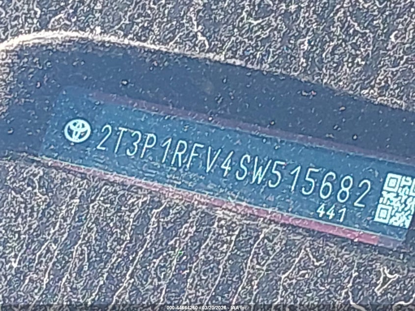 VIN 2T3P1RFV4SW515682 2025 TOYOTA RAV4 XLE