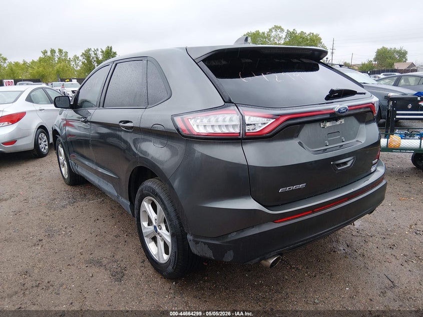 Vin: 2fmpk3g97hbb20642, lot: 45161338, ford edge se 20173