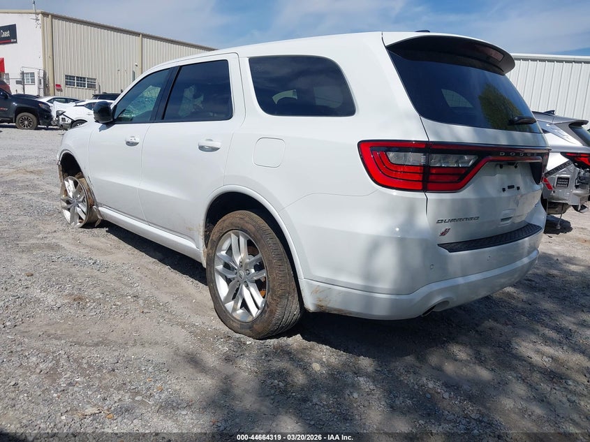 Vin: 1c4rdjdg9tc214173, lot: 45161359, dodge durango gt awd 20263