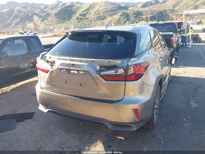 Vin: 2t2bgmca8jc028955, lot: 45161428, lexus rx 450h f sport 20184
