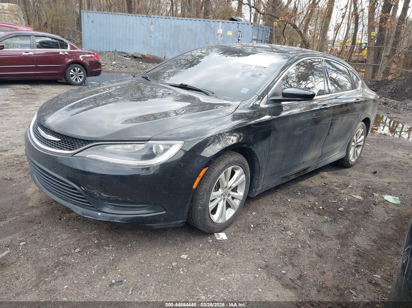 Vin: 1c3cccfb9gn186167, lot: 45161488, chrysler 200 touring 20162