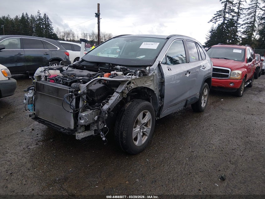 VIN 2T3R6RFV4MW017091 2021 TOYOTA RAV4 HYBRID XLE