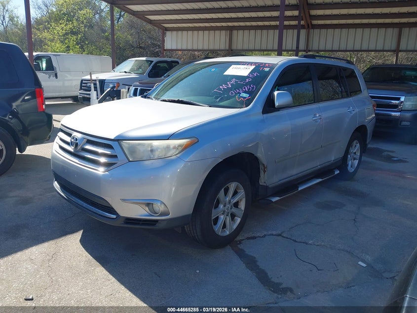 Vin: 5tdzk3eh6bs046935, lot: 45162325, toyota highlander se v6 20112