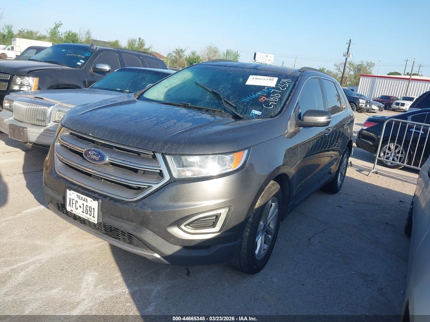 Vin: 2fmpk3j96gbb72528, lot: 45162458, ford edge sel 20162