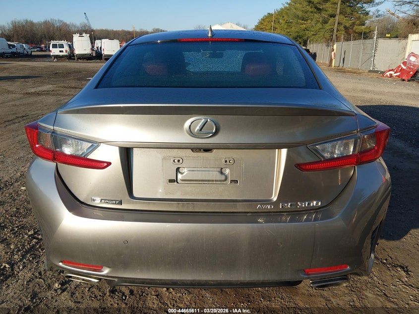 2016 Lexus Rc 300 VIN: JTHSM5BC6G5000727 Lot: 44665611