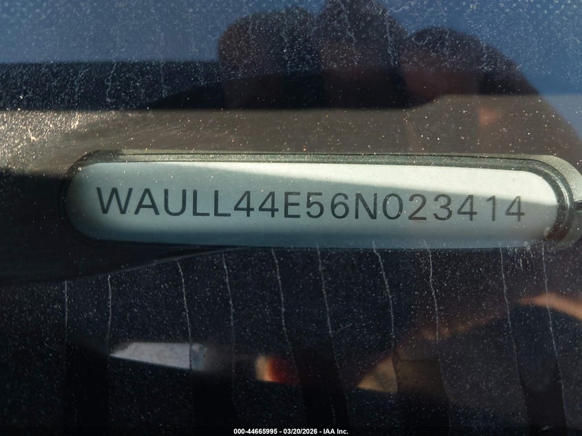2006 Audi A8 4.2 VIN: WAULL44E56N023414 Lot: 44665995