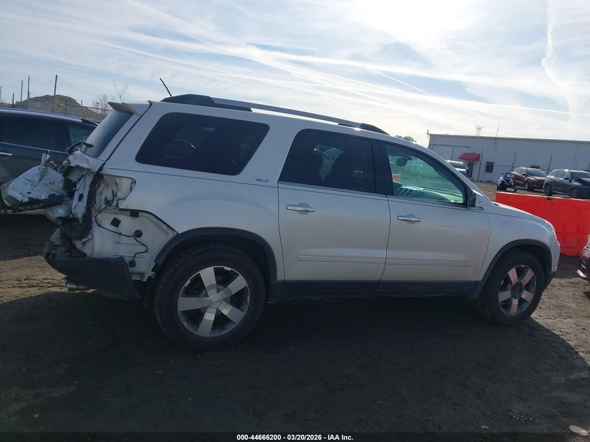 2012 Gmc Acadia 3.6 Slt-1 white Lot 111044666200 Vin 1GKKRRED1CJ197603