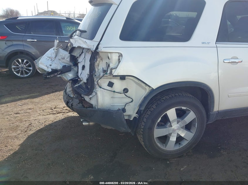 2012 Gmc Acadia 3.6 Slt-1 white Lot 111044666200 Vin 1GKKRRED1CJ197603
