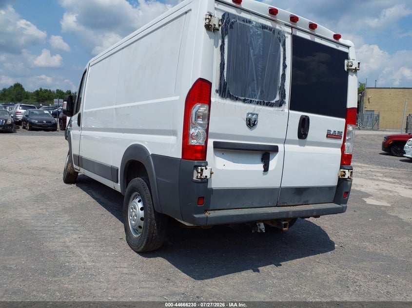 Vin: 3c6trvag4he529473, lot: 45163340, ram promaster 1500 low roof 136 wb 20173