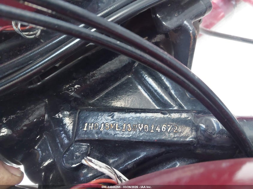 1998 Harley-Davidson Flstf VIN: 1HD1BML13WY014672 Lot: 44666265