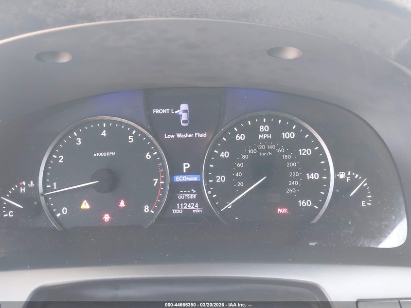 2013 Lexus Ls 460 L VIN: JTHGL5EF7D5048392 Lot: 44666350