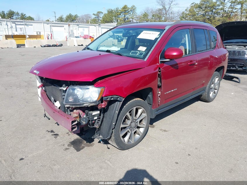 Vin: 1c4njdeb2gd580441, lot: 45163467, jeep compass high altitude edition 20162