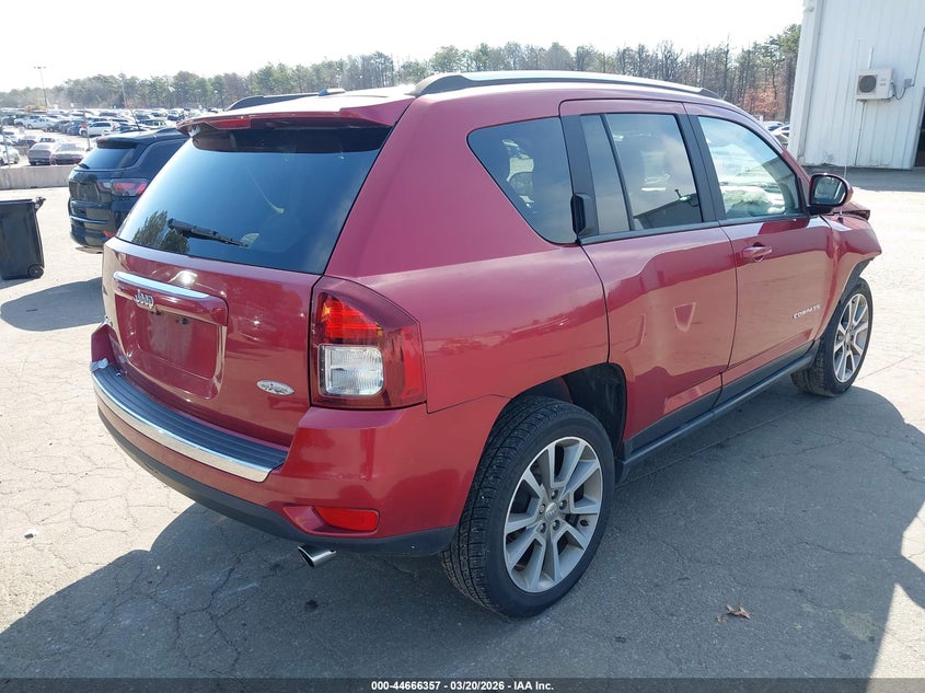 Vin: 1c4njdeb2gd580441, lot: 45163467, jeep compass high altitude edition 20164