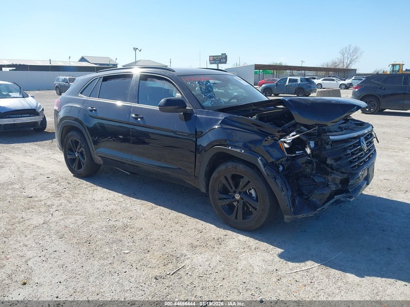 1V2AE2CA8SC221416 2025 Volkswagen Atlas Cross Sport 2.0T Sel R-Line Black auction photo 1