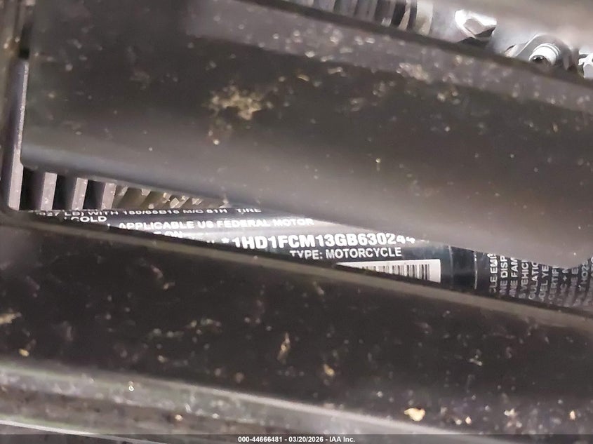 2016 Harley-Davidson Flhtcu Ultra Classic Electra Gld VIN: 1HD1FCM13GB630244 Lot: 44666481