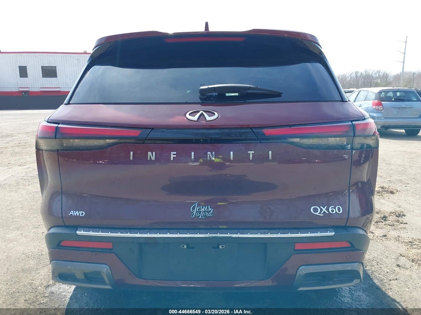 2022 Infiniti Qx60 Luxe Awd VIN: 5N1DL1FS4NC342494 Lot: 44666549