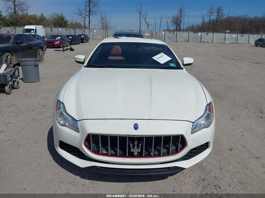 2017 Maserati Quattroporte S Q4 VIN: ZAM56RRA3H1230296 Lot: 44666667