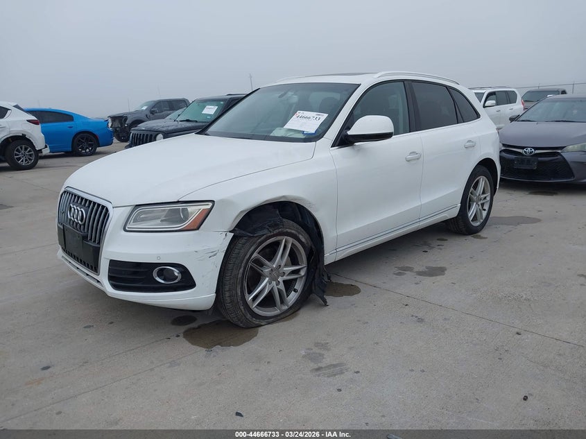 Vin: wa1c2afp1ha078840, lot: 45163842, audi q5 2.0t premium 20172