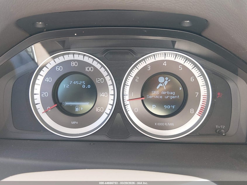 2013 Volvo S80 3.2 Premier Plus VIN: YV1952AS1D1167708 Lot: 44666753