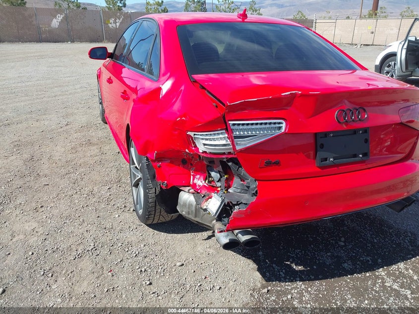 2016 Audi S4 3.0T Premium Plus VIN: WAUBGAFL5GA006986 Lot: 44667146