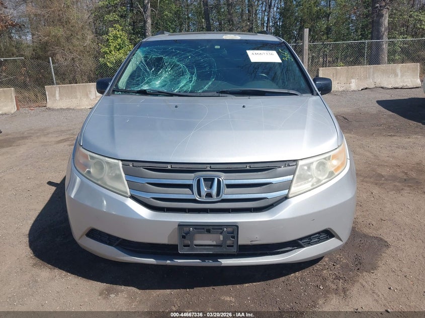2012 Honda Odyssey 3.5 Ex-L silver Lot 111044667336 Vin 5FNRL5H61CB139645