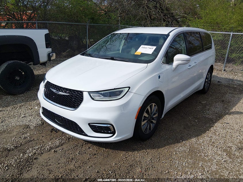 Vin: 2c4rc1l75nr143617, lot: 45164480, chrysler pacifica hybrid touring l 20222