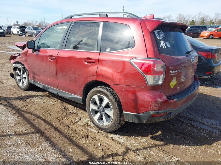 Vin: jf2sjalc8hh401196, lot: 45164561, subaru forester 2.5i limited 20173