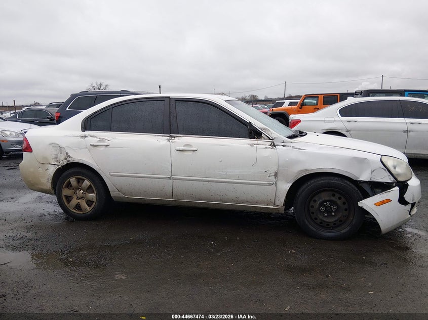 2007 Kia Optima Lx VIN: KNAGE123975082687 Lot: 44667474