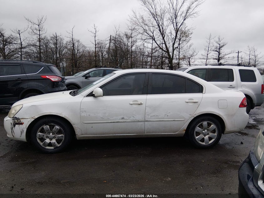 2007 Kia Optima Lx VIN: KNAGE123975082687 Lot: 44667474