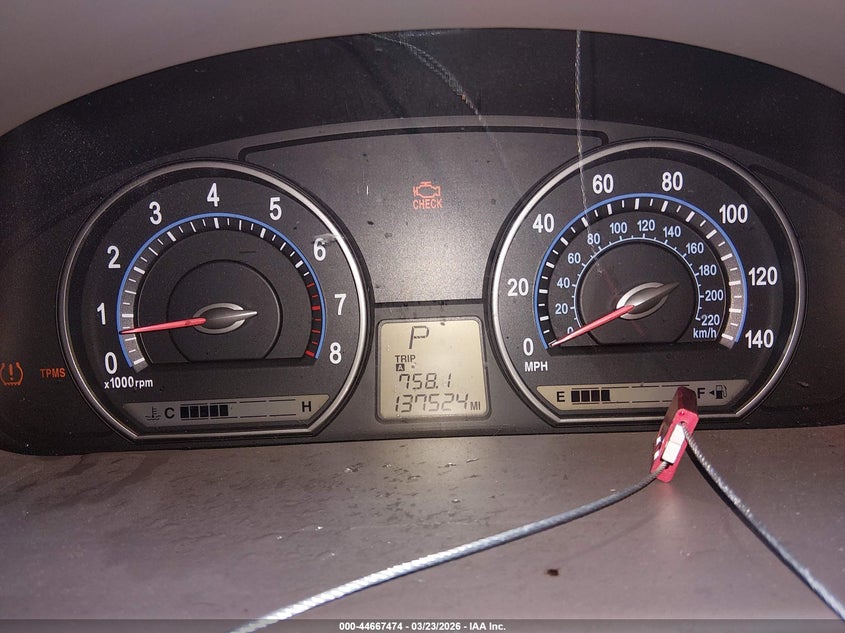 2007 Kia Optima Lx VIN: KNAGE123975082687 Lot: 44667474