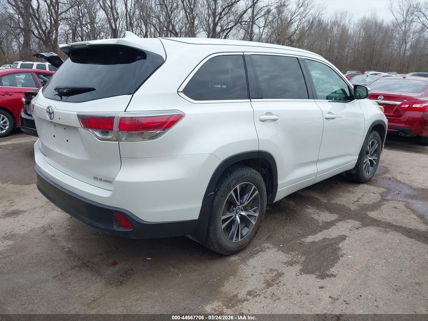 2016 Toyota Highlander Xle V6