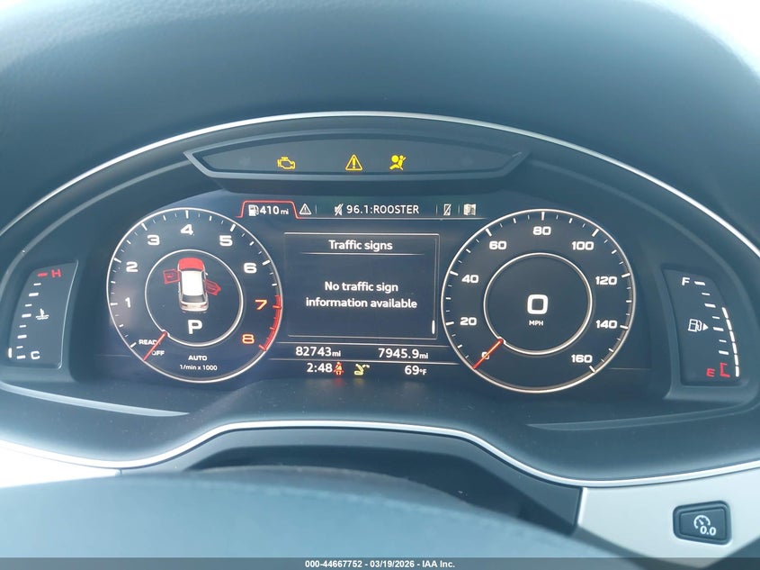 2019 Audi Q7 2.0 45 Premium grey Lot 111044667752 Vin WA1LHAF76KD041190