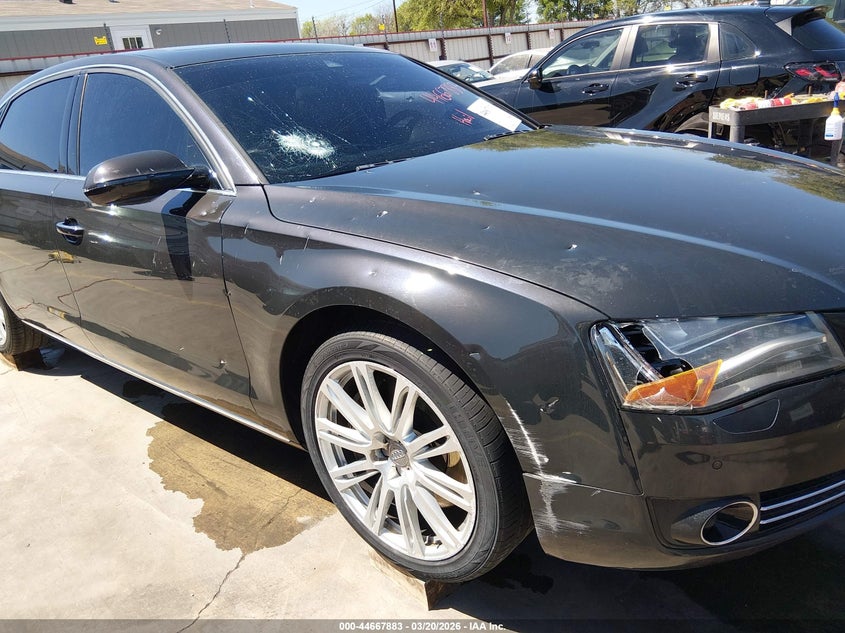 2012 Audi A8 4.2 L 4.2 grey Lot 111044667883 Vin WAURVAFD5CN006261